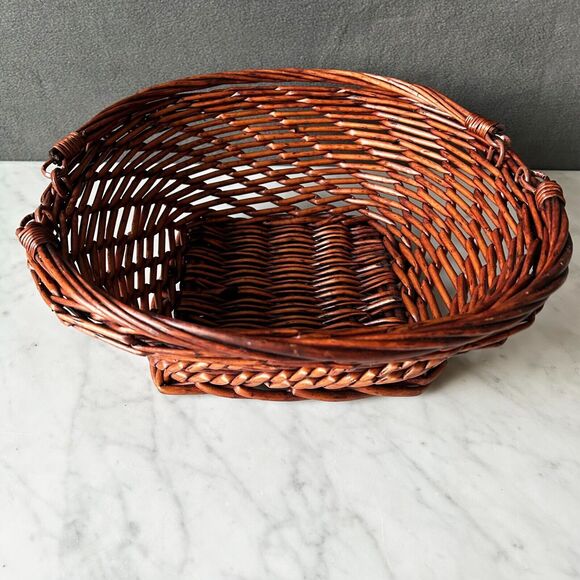 Easter Table Decor Wicker Basket - Plastic Eggs - Bunny Dishes - Wooden Letters - Picture 14 of 15